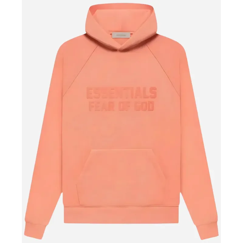 Fear of God Essentials Pullover Hoodie Coral