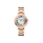 Pkstockx Cartier Ballon Bleu de Cartier Silver Dial Rose Gold Women's Watch WGBB0042