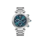 Pkstockx Cartier Pasha De Cartier Chronograph Blue Dial Steel Men's Watch WSPA0039