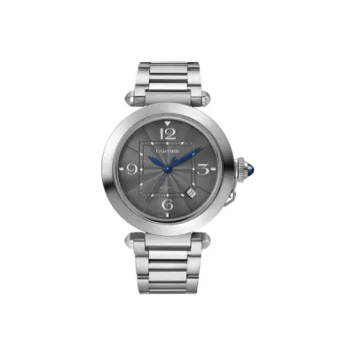 Pkstockx Cartier Pasha De Cartier Grey Dial Steel Men's Watch WSPA0026 01