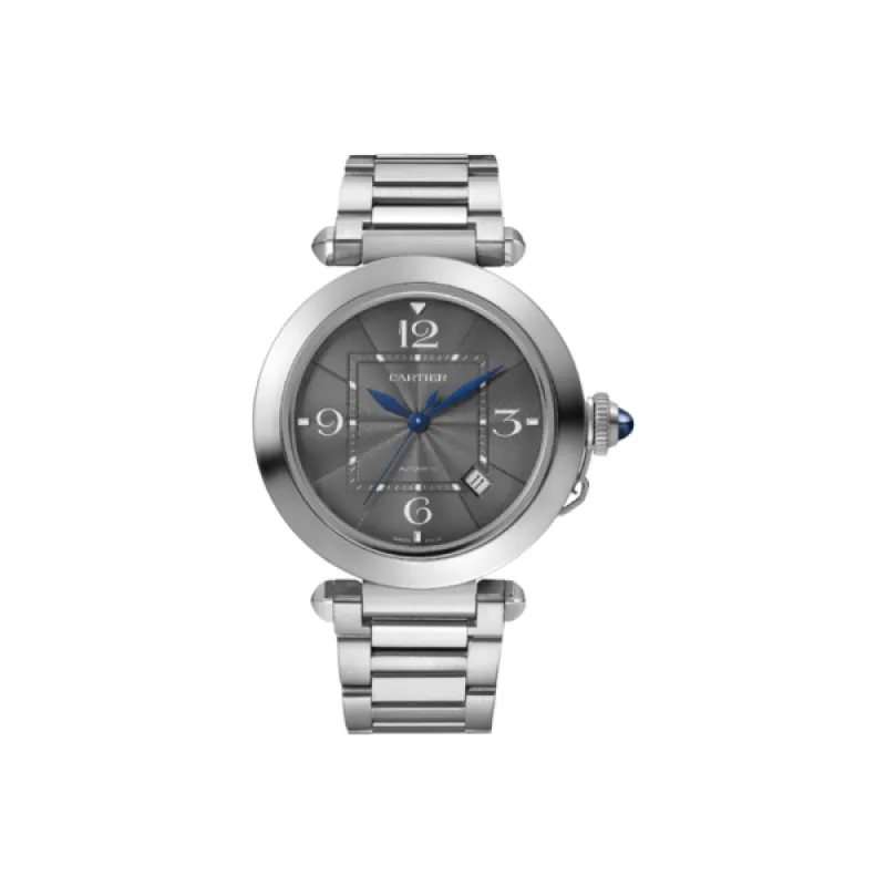 Pkstockx Cartier Pasha De Cartier Grey Dial Steel Men's Watch WSPA0026