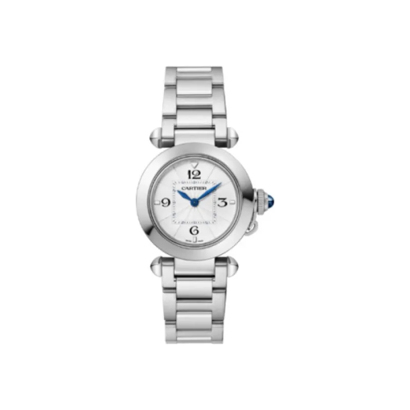 Pkstockx Cartier Pasha De Cartier Opaline Dial Steel Women's Watch WSPA0021