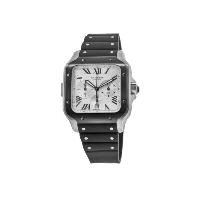 Pkstockx Cartier Santos De Cartier Chronograph Automatic Men's Watch WSSA0017 01