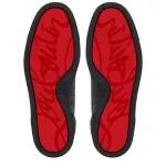 Christian Louboutin  Louis Junior P Pik Pik Strass Sneakers Black