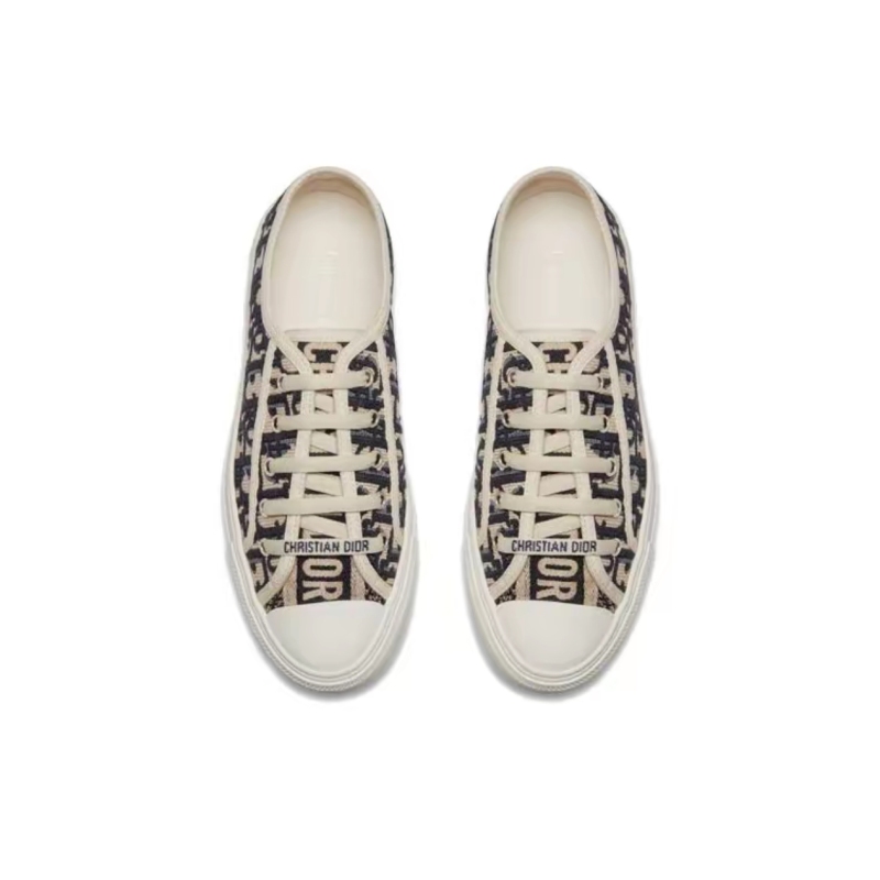 PK God Batch Dior Wmns Walk'N'Dior Embroidered Canvas Low 'Deep Blue'