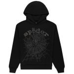 Sp5der Phantom Web Hoodie 'Black'