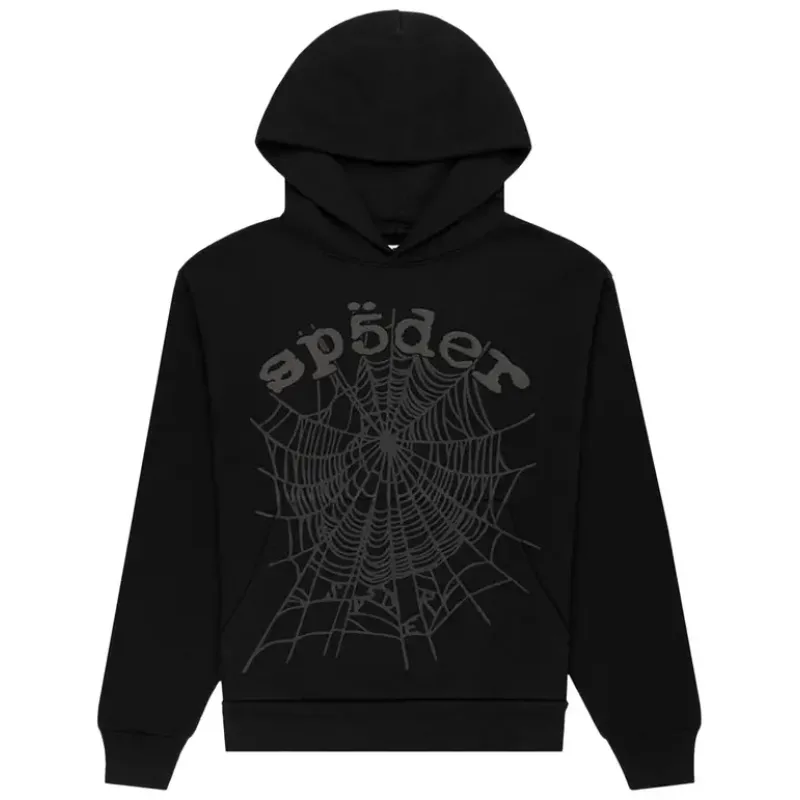 Sp5der Phantom Web Hoodie 'Black'