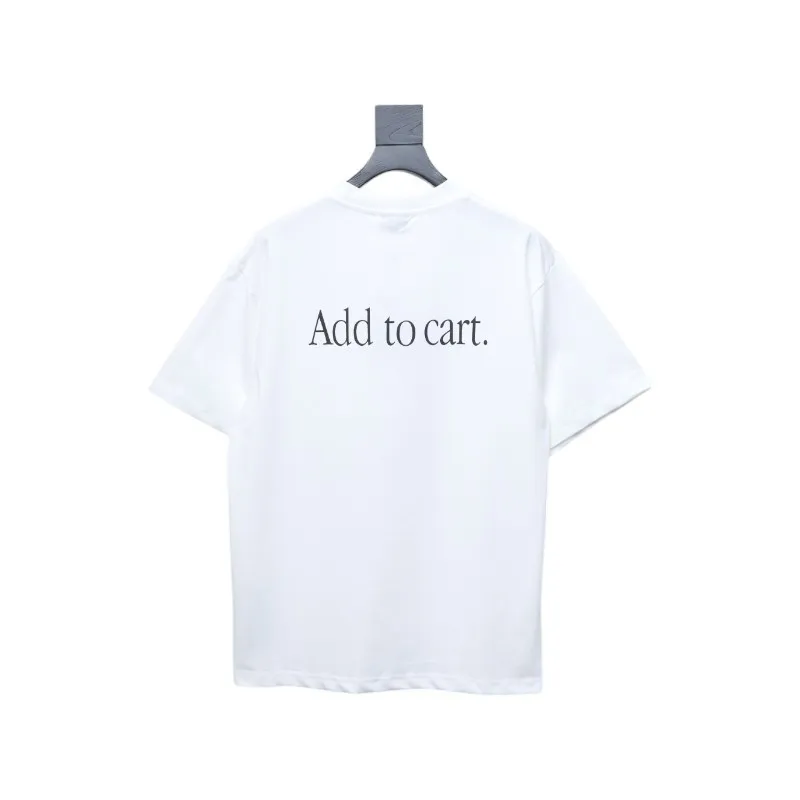 Balenciaga 25ss shoes print short sleeve
