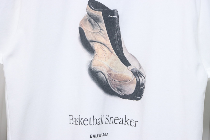 Balenciaga 25ss shoes print short sleeve