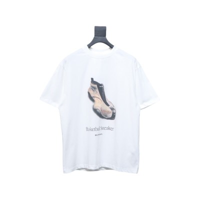 Balenciaga 25ss shoes print short sleeve 01