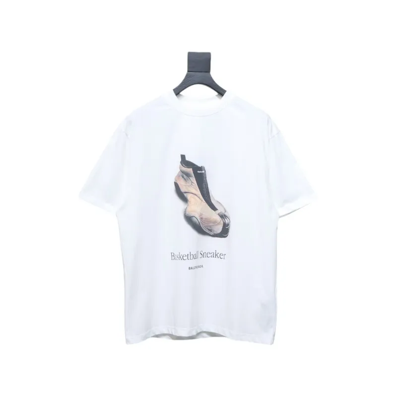 Balenciaga 25ss shoes print short sleeve