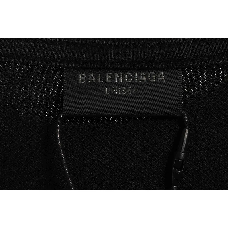 Balenciaga Blurred LOGO Short Sleeve