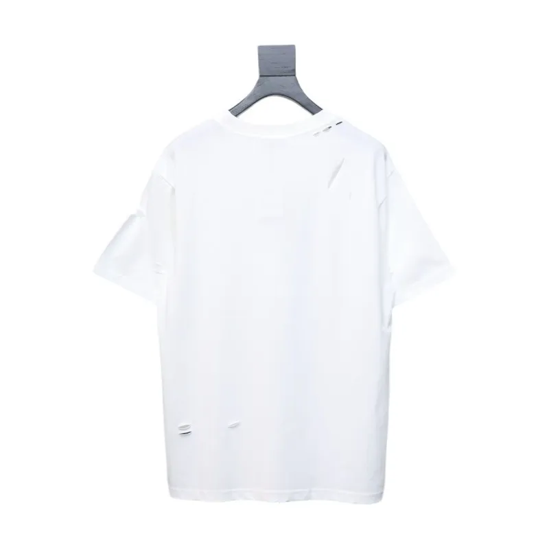 Balenciaga distressed short sleeves