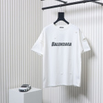 Balenciaga distressed short sleeves