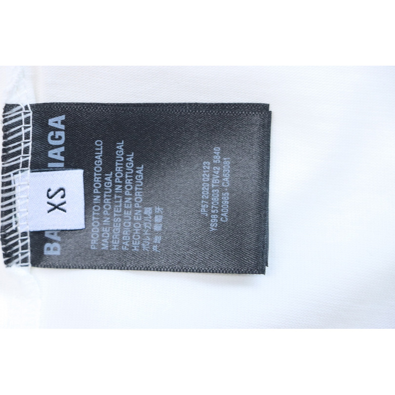 Balenciaga distressed short sleeves