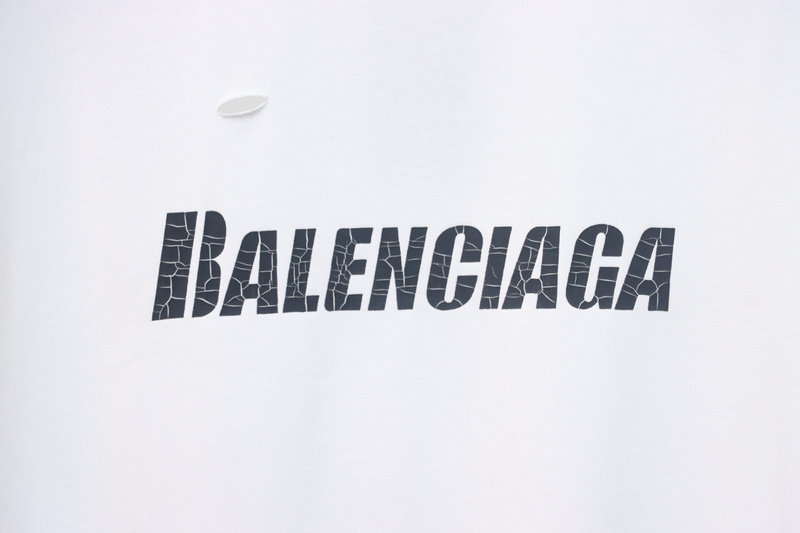 Balenciaga distressed short sleeves