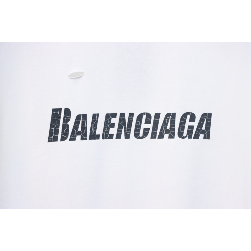Balenciaga distressed short sleeves