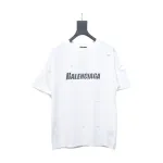 Balenciaga distressed short sleeves