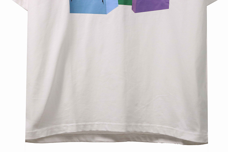 Balenciaga Eco-friendly Paper Bag Printed Short Sleeve White