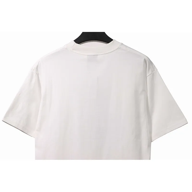 Balenciaga Eco-friendly Paper Bag Printed Short Sleeve White