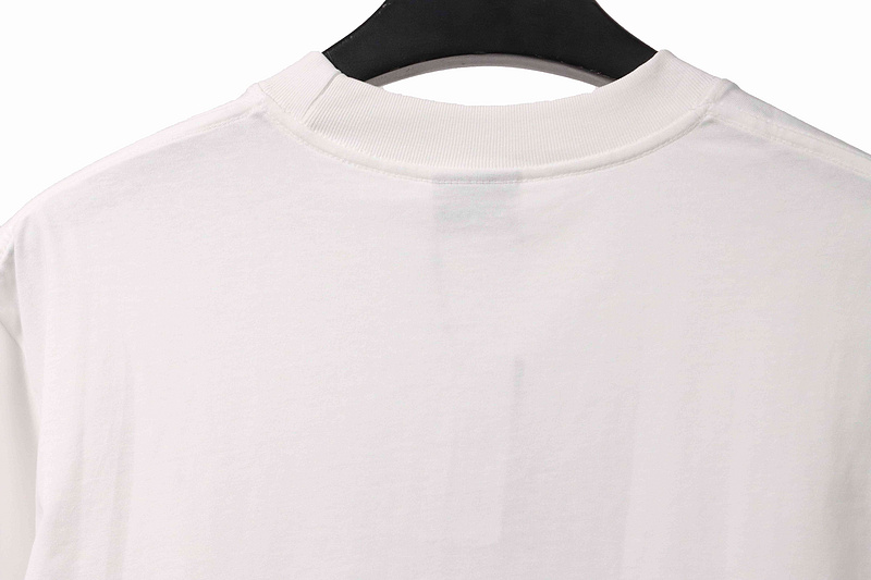 Balenciaga Eco-friendly Paper Bag Printed Short Sleeve White