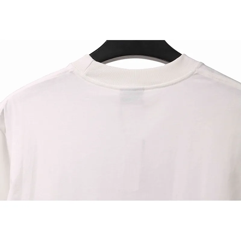 Balenciaga Eco-friendly Paper Bag Printed Short Sleeve White