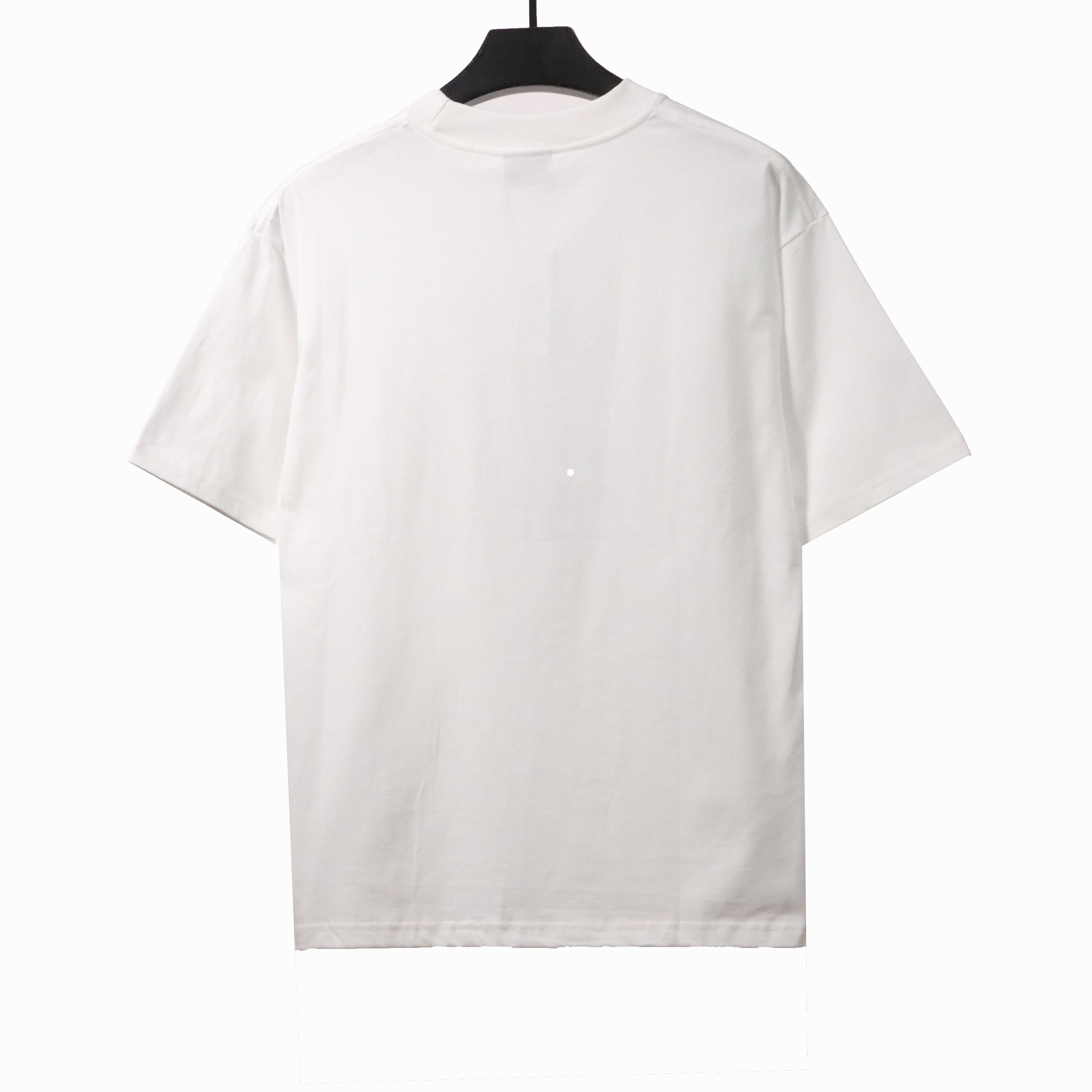 Balenciaga Eco-friendly Paper Bag Printed Short Sleeve White