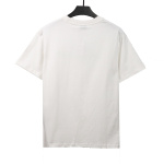 Balenciaga embroidered letters distressed short sleeves