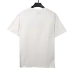Balenciaga embroidered letters distressed short sleeves