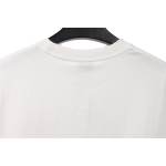 Balenciaga embroidered letters distressed short sleeves