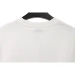 Balenciaga embroidered letters distressed short sleeves