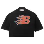 Balenciaga flame letter short sleeve