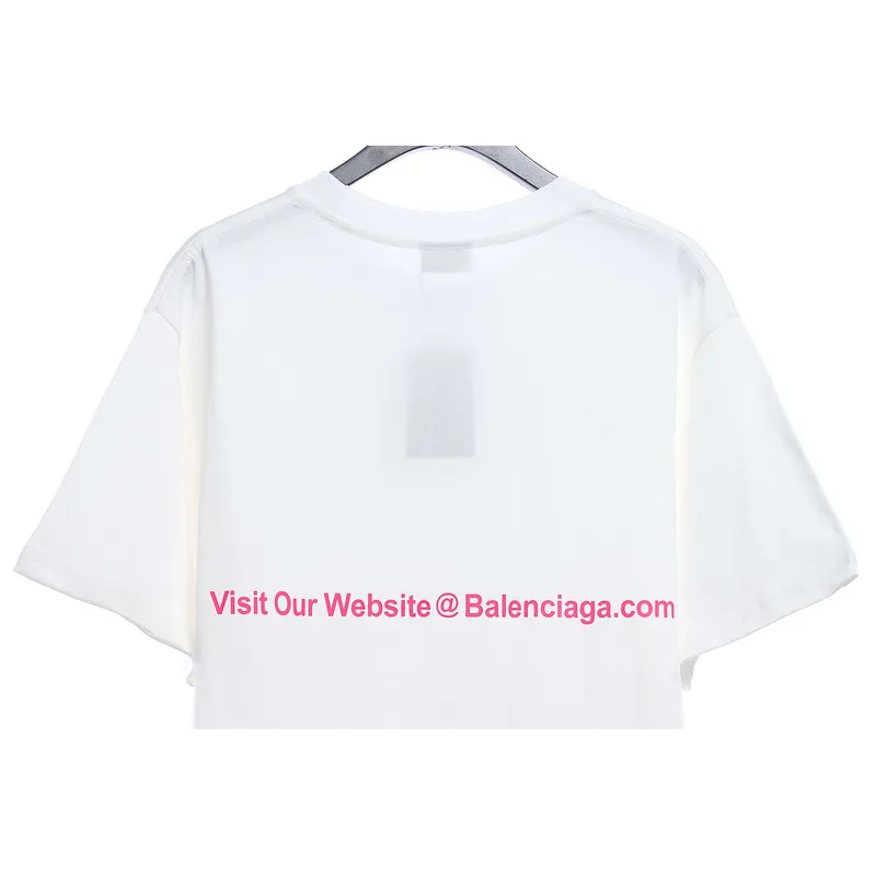 Balenciaga mailbox print short sleeves