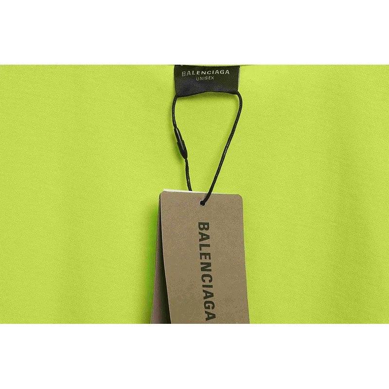 Balenciaga Overlapping LOGO Short Sleeve Green