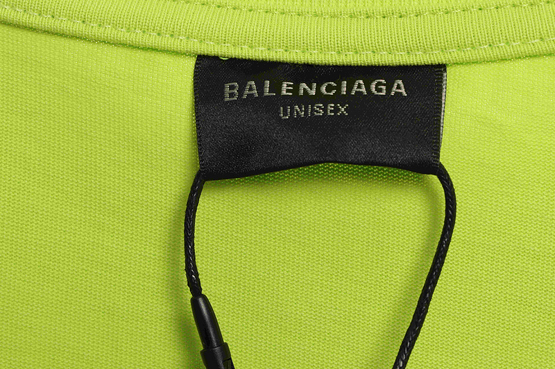 Balenciaga Overlapping LOGO Short Sleeve Green