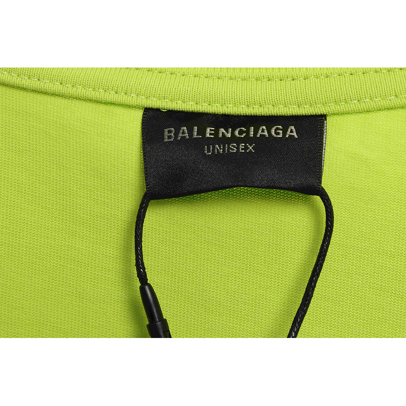 Balenciaga Overlapping LOGO Short Sleeve Green