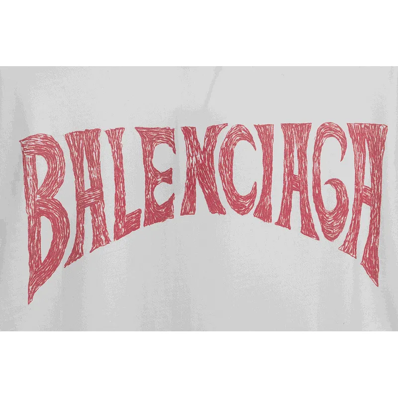 Balenciaga Sunset Beach Tower Short Sleeve White