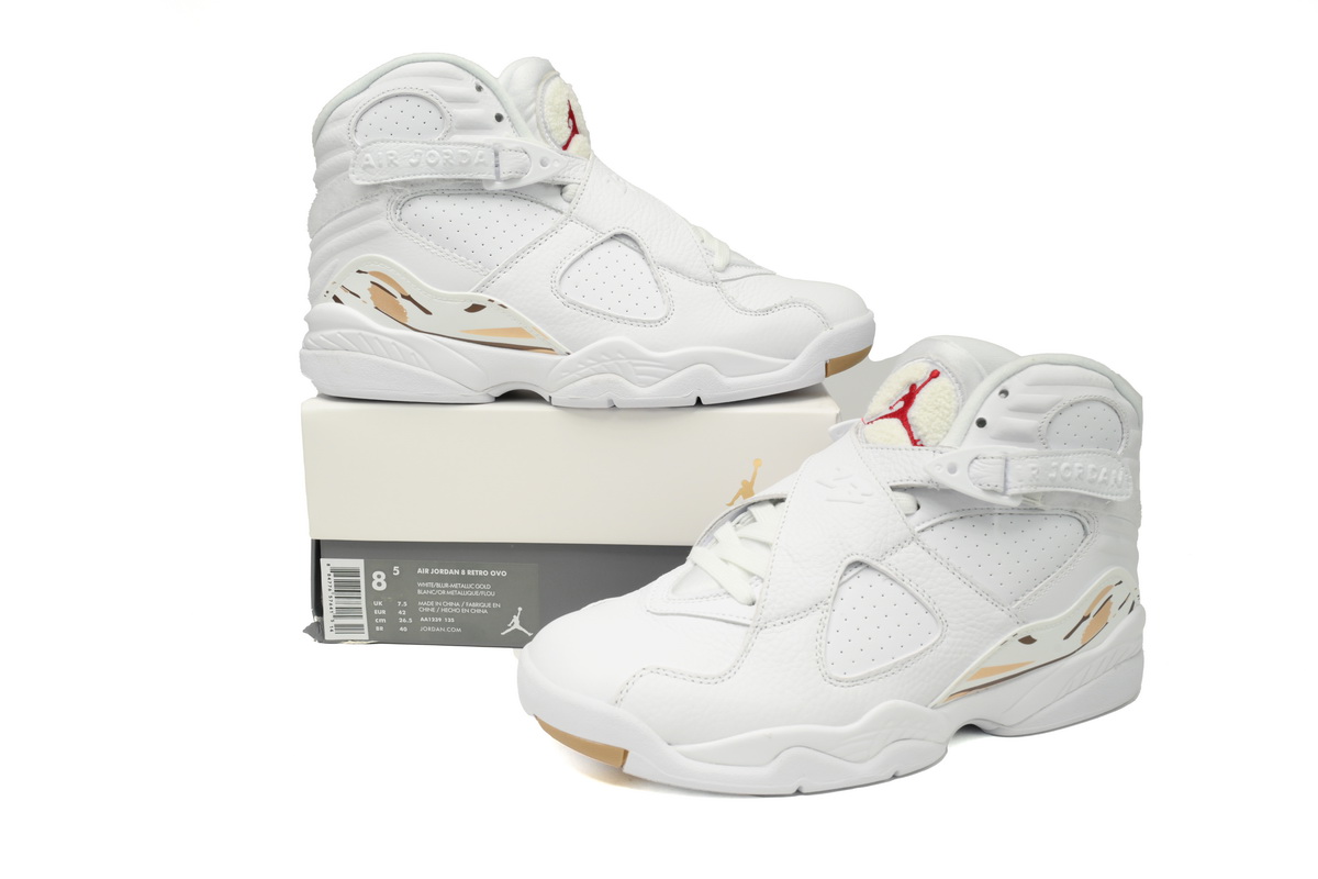 PK God Batch Air Jordan 8 Retro OVO White AA1239-135