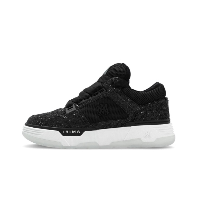 PK God Batch AMIRI Black Glitter MA-1 Sneakers 01