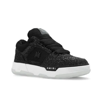 PK God Batch AMIRI Black Glitter MA-1 Sneakers 02