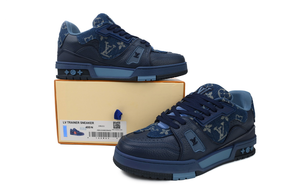 PK God Batch Nigo x Louis Vuitton Trainer Blue