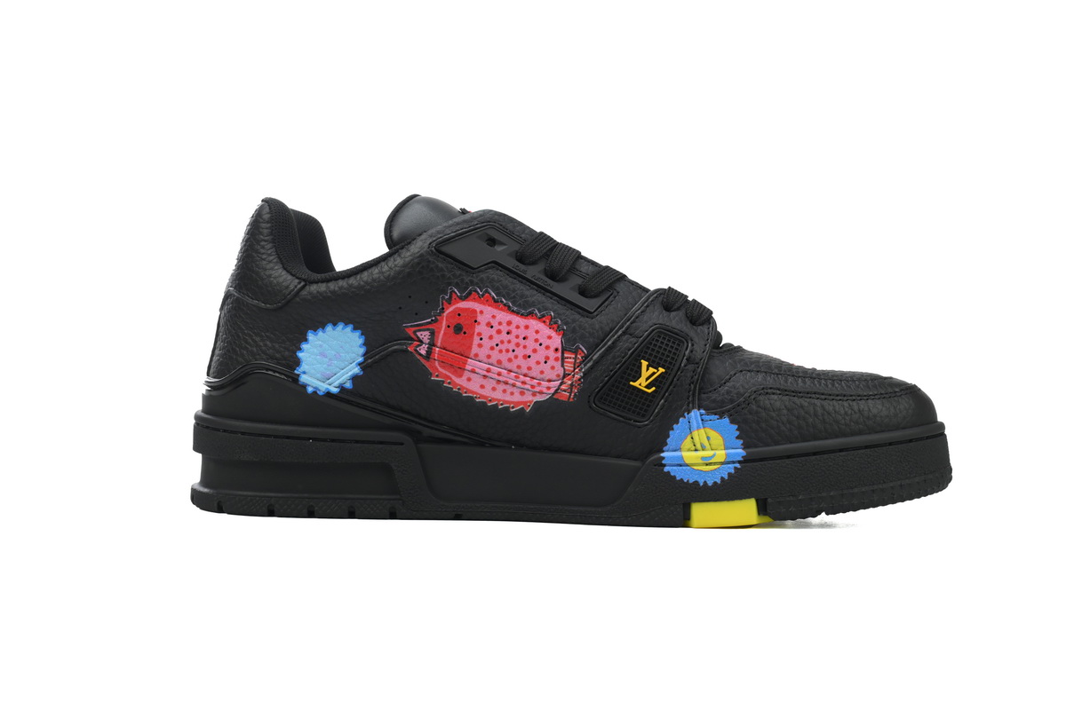 PK God Batch Yayoi Kusama x Louis Vuitton Trainer Black