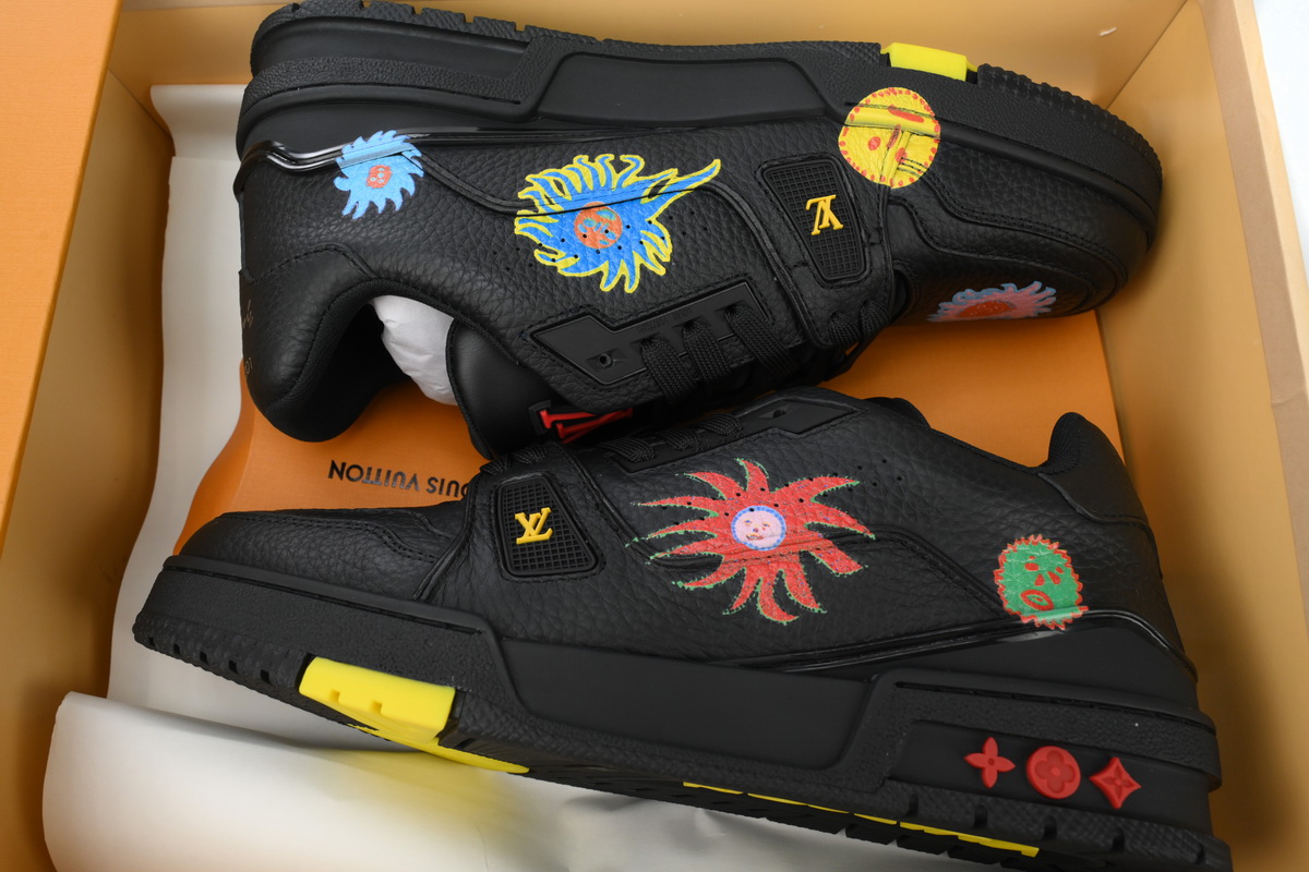 PK God Batch Yayoi Kusama x Louis Vuitton Trainer Black