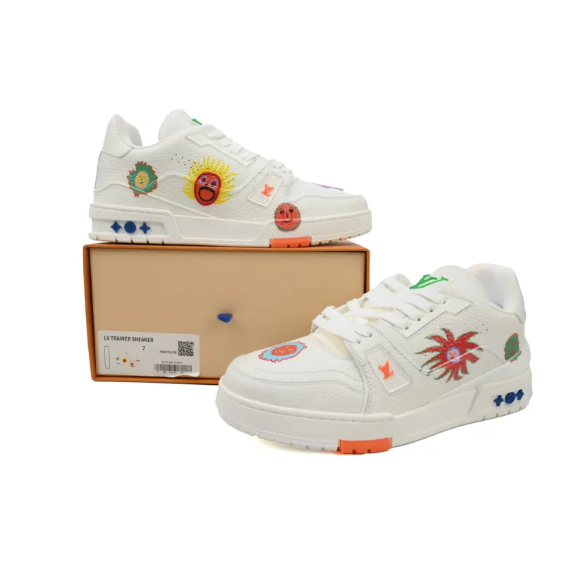PK God Batch Yayoi Kusama x Louis Vuitton Trainer White