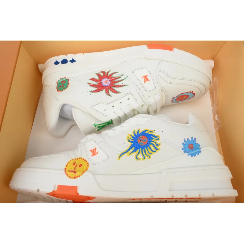 PK God Batch Yayoi Kusama x Louis Vuitton Trainer White