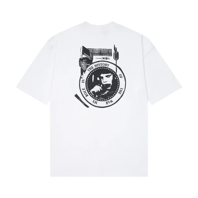 ENFANTS RICHES DÉPRIMÉS RITUAL PRAYER T-SHIRT FADED WHITE