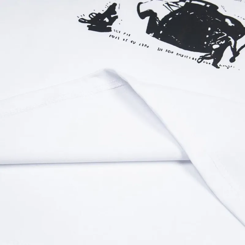 ENFANTS RICHES DÉPRIMÉS RITUAL PRAYER T-SHIRT FADED WHITE