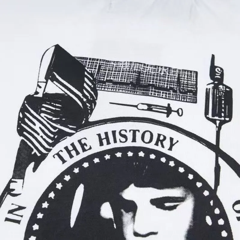 ENFANTS RICHES DÉPRIMÉS RITUAL PRAYER T-SHIRT FADED WHITE