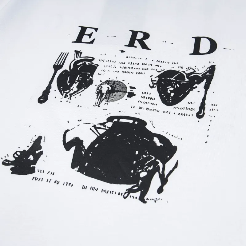 ENFANTS RICHES DÉPRIMÉS RITUAL PRAYER T-SHIRT FADED WHITE