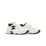PK God Batch Chanel Low Top Trainer Suede White Black